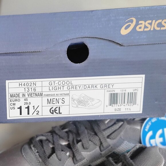 ASICS H402N 1316 GT-COOL Gel Grey MEN\'S Athletic Sneaker Shoes main image 4
